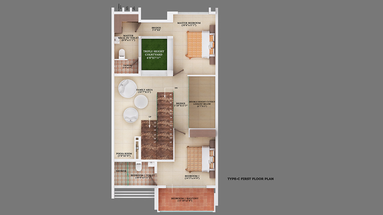 floorplan_1280x720_6Type-C_2D-First-Floor-Plan - Raja Woods Park