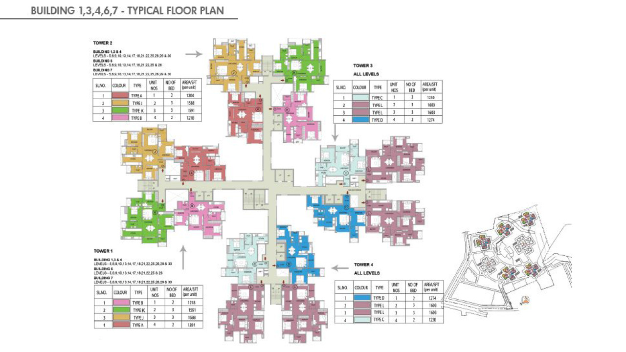 BUILDING 1 3 4 6 7 TYPICAL - Prestige Falcon City