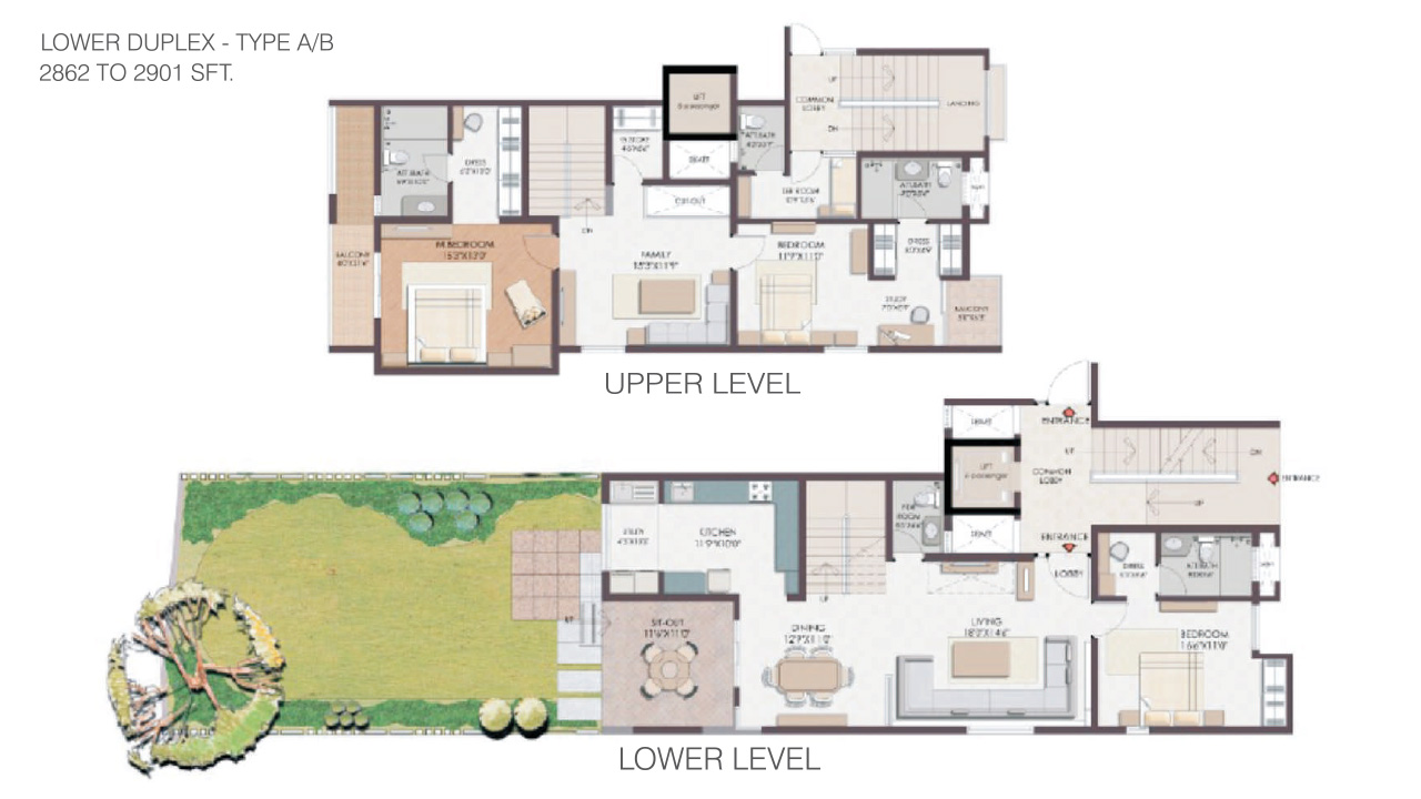 lower duplex type A-B 2862-2901sft - Habitat Crest