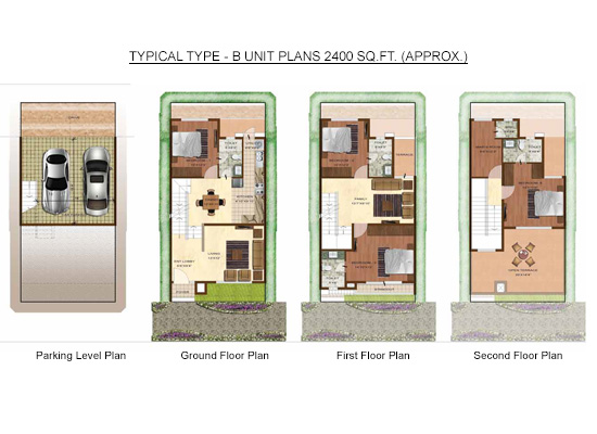 TYPICAL TYPE B UNITPLANS2400SFT APPROX - Purva Bird Of Paradise