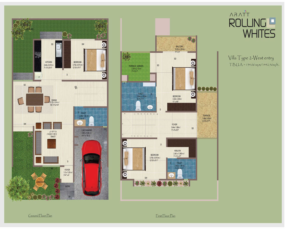floorplan - aratt rolling whites
